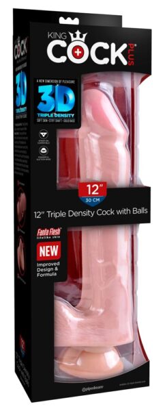 King Cock Plus 12“ Triple Density Cock with Balls