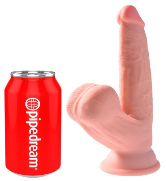 Alternative view of King Cock Plus Triple Density Cock with Swinging Balls
