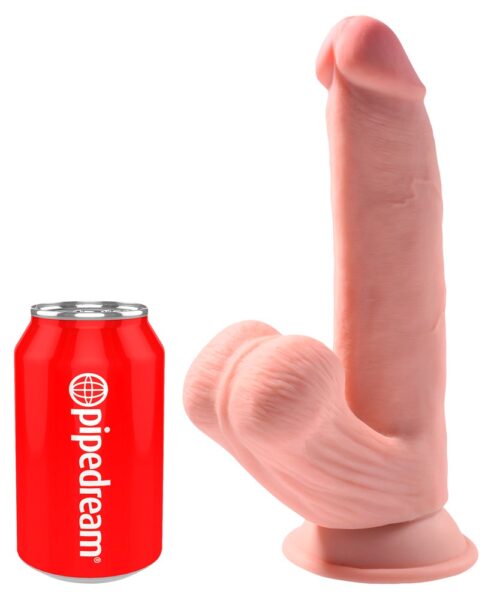 Alternative view of King Cock Plus Triple Density Cock with Swinging Balls