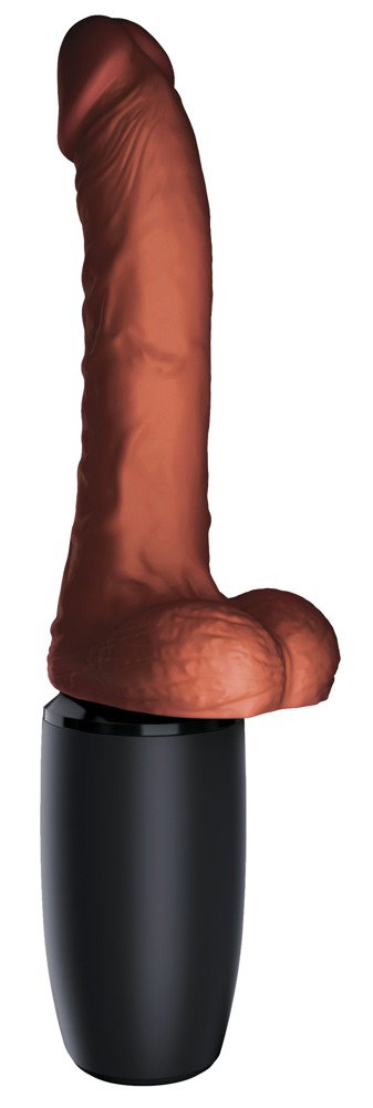 Alternative view of King Cock Plus 7,5“ Thrusting Cock with Balls