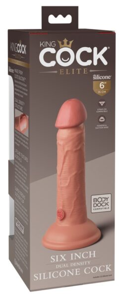 King Cock Elite 6“ Dual Density Silicone Cock – Bild 5