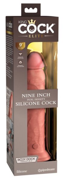 King Cock Elite 9“ Dual Density Silicone Cock