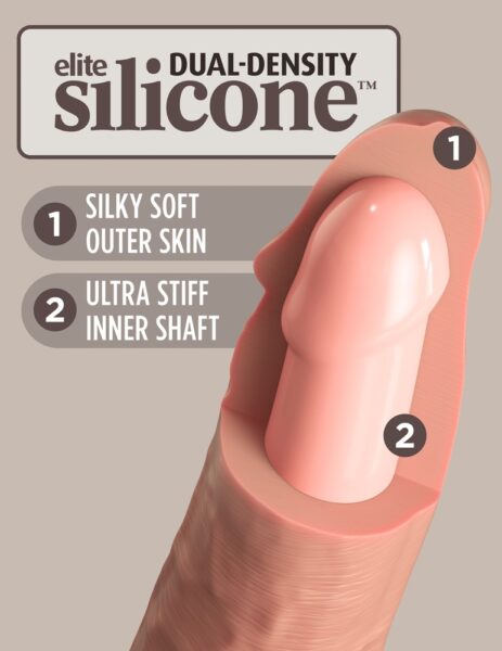King Cock Elite 6“ Silicone Cock – Bild 4