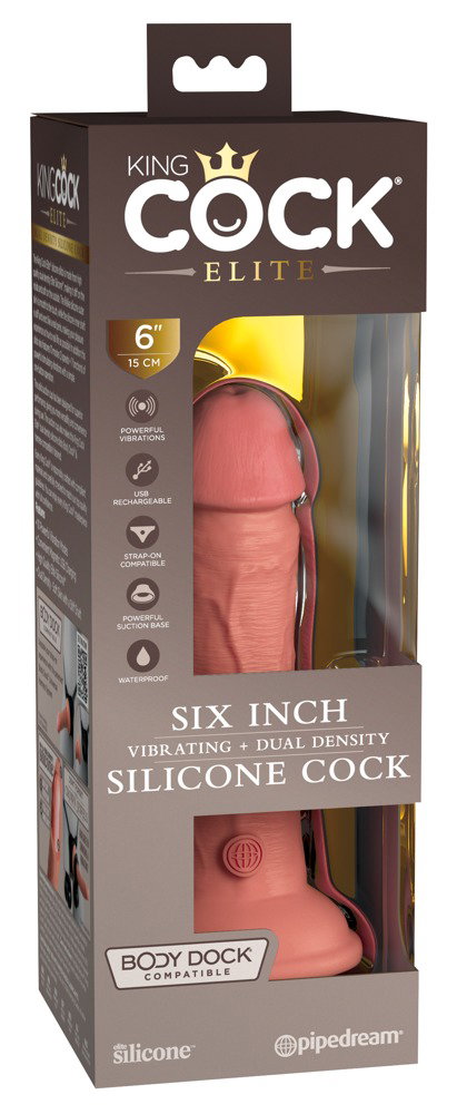 King Cock Elite 6“ Silicone Cock