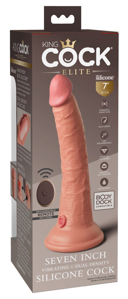 King Cock Elite 7“ Silicone Cock RC – Bild 6