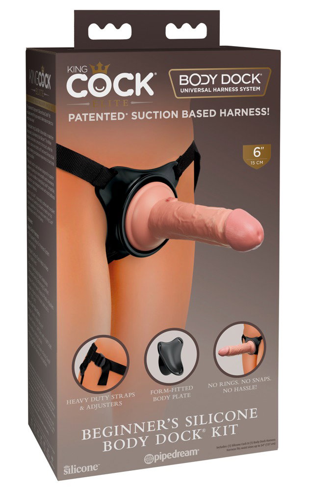 King Cock Elite Beginner's Silicone Body Dock Kit