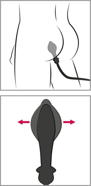 Anal Fantasy Elite Auto-Throb Inflatable Vibrating Plug – Bild 8