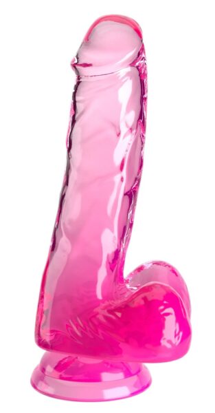 Alternative view of King Cock Clear 6“ Cock with Balls