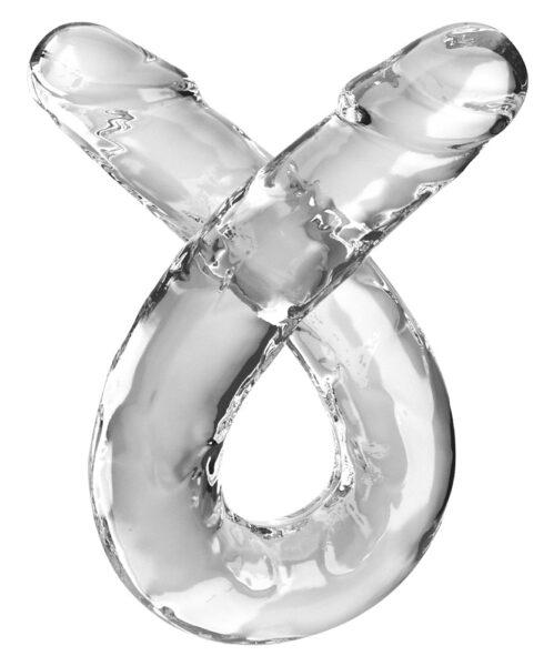 Alternative view of King Cock Clear 18“ Double Dildo