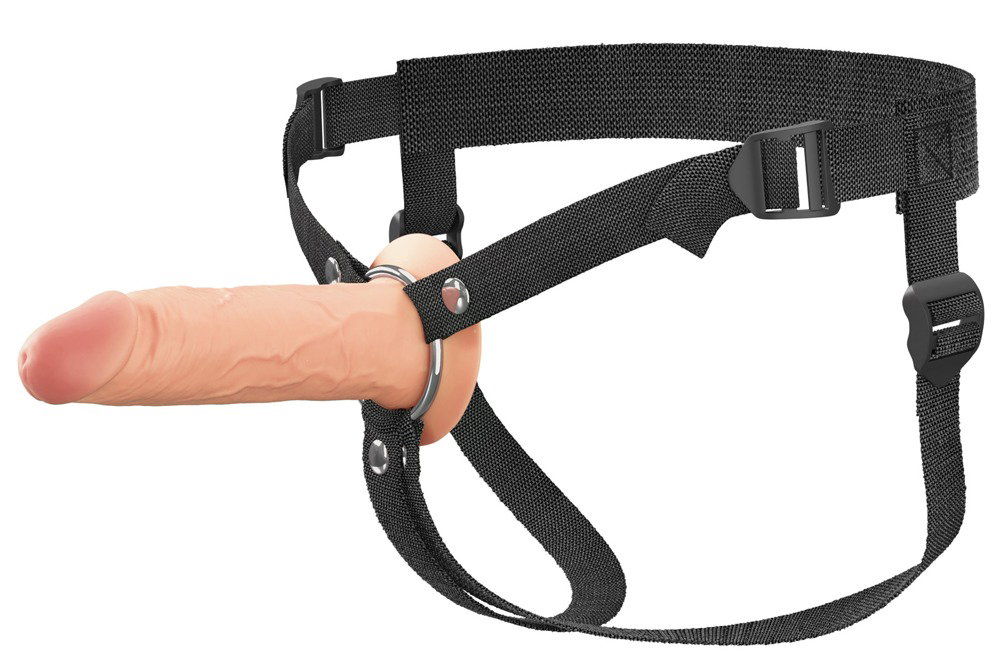 Alternative view of Fantasy X-Tensions Elite Hollow Silicone Strap-on