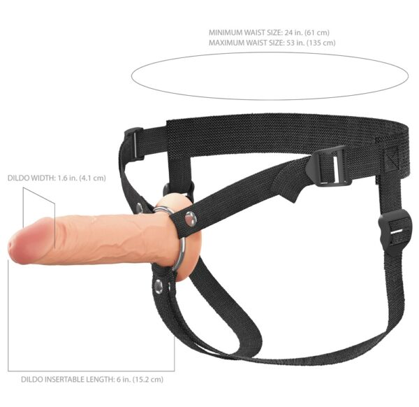 Fantasy X-Tensions Elite Hollow Silicone Strap-on – Bild 7