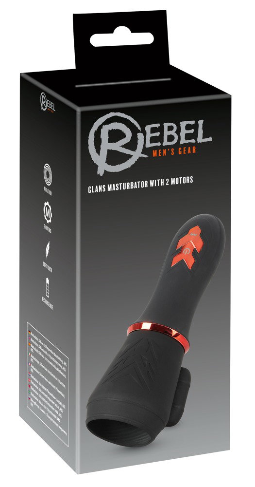 Rebel Glans Masturbator with 2 Motors