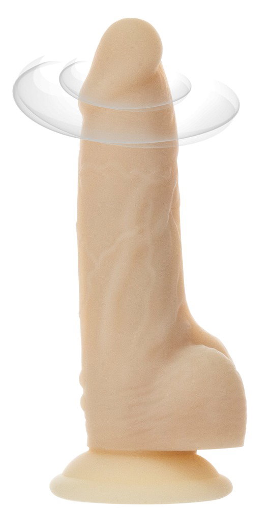 Alternative view of Naked Addiction 7“ Rotating & Vibrating Dong