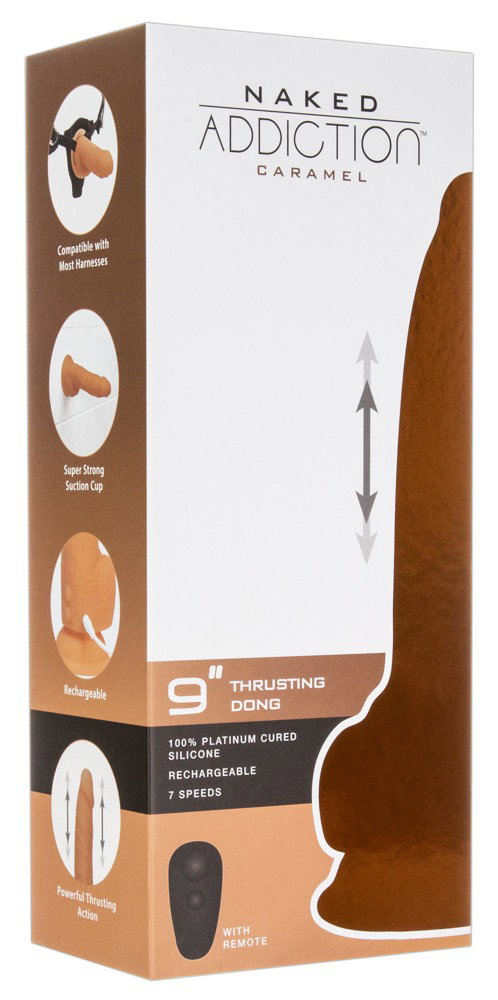 Naked Addiction 9“ Thrusting Dong