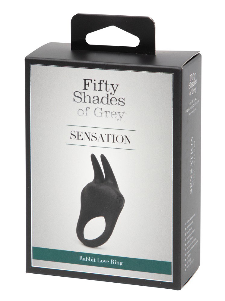 Fifty Shades of Grey Sensation Vibrating Rabbit Love Ring