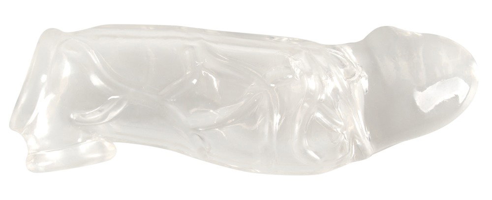 Crystal Penis Sleeve with extension + ball ring – Bild 2