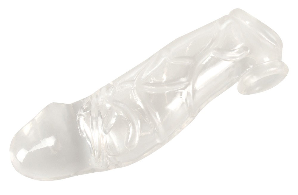 Crystal Penis Sleeve with extension + ball ring – Bild 4