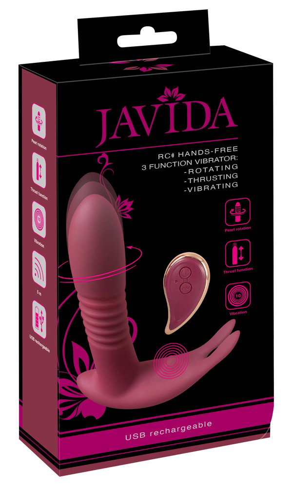 JAVIDA RC Hands-free 3 Function Vibrator