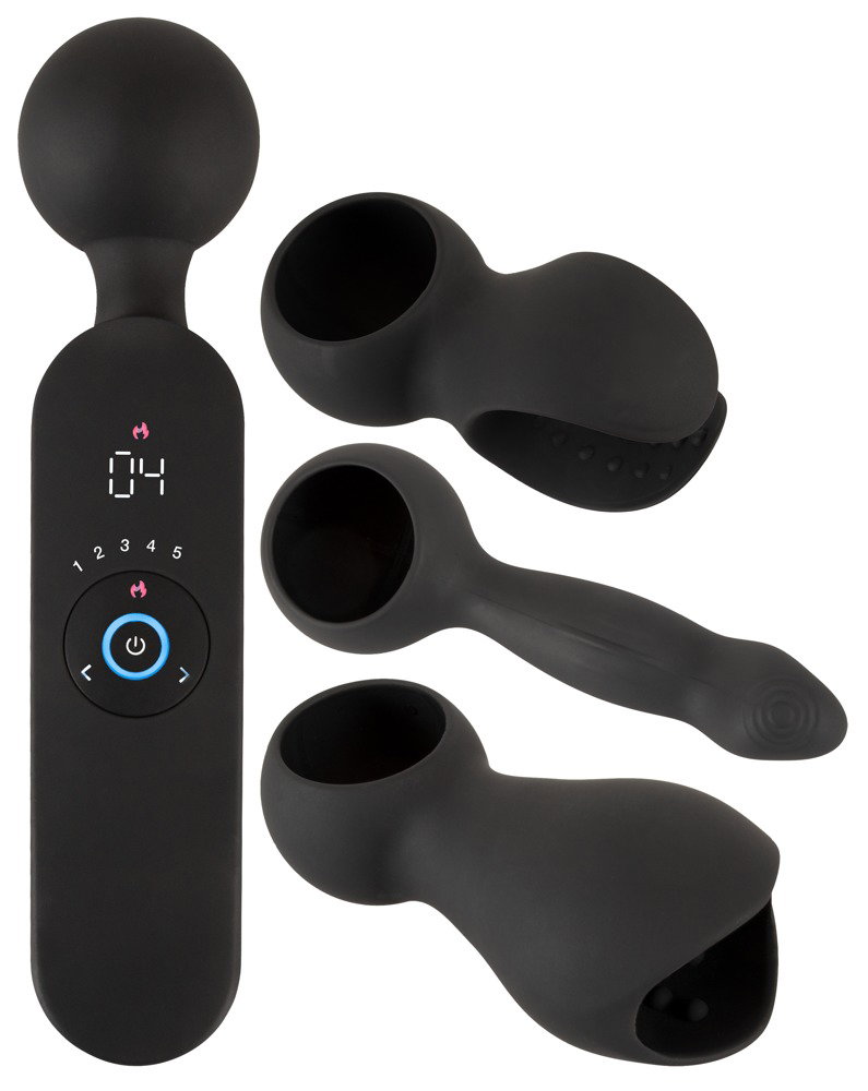 Alternative view of Couples Choice wand vibrator with 3 Attachments