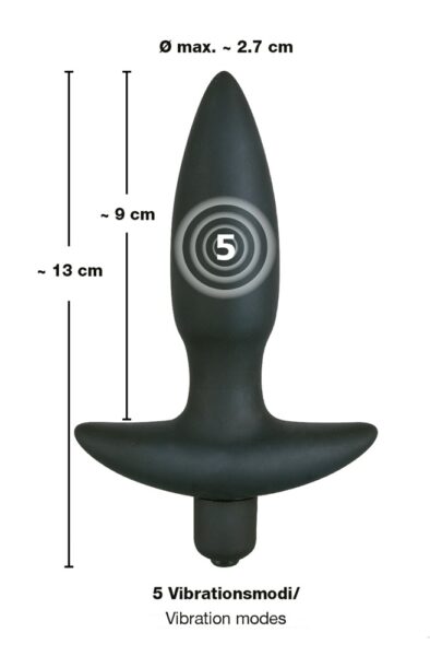 Black Velvets Vibrating Plug – Bild 5