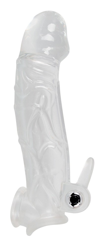 Crystal Penis sleeve w/ extension and vibration – Bild 3