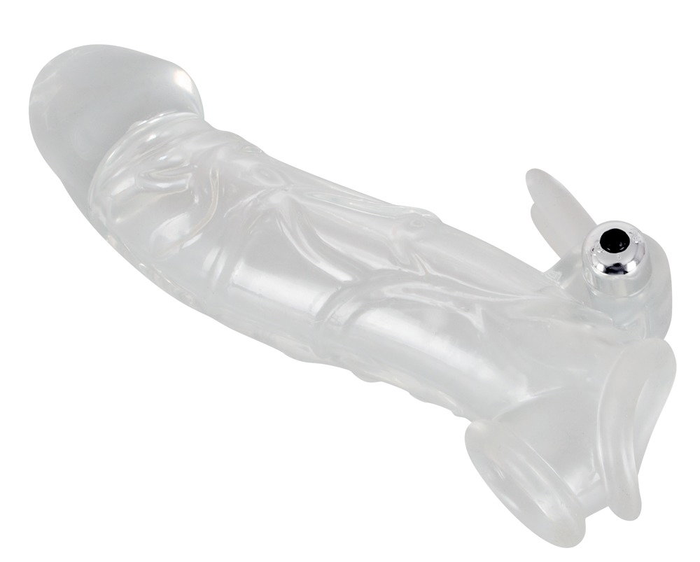 Crystal Penis sleeve w/ extension and vibration – Bild 4