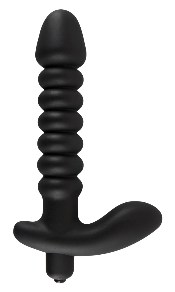 Alternative view of Black Velvets Vibrating plug medium