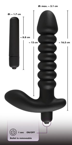 Black Velvets Vibrating plug medium – Bild 7