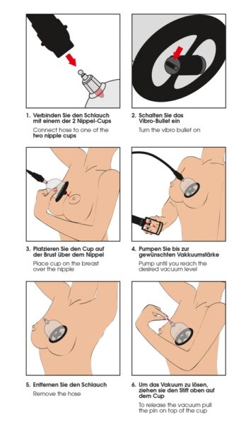 Bad Kitty Vibrating Nipple Cups – Bild 7