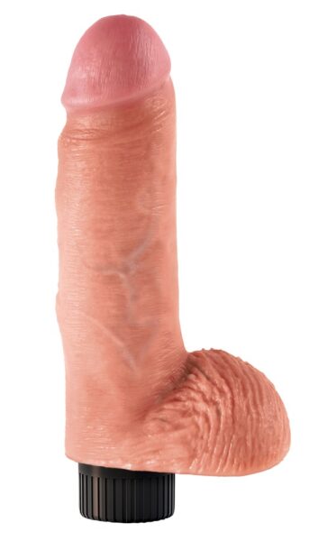 King Cock 7“ Vibrating Cock with Balls – Bild 3