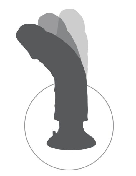 King Cock 7“ Vibrating Cock with Balls – Bild 7