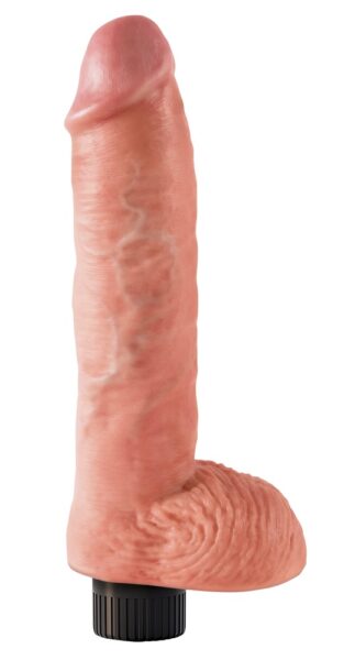 King Cock 10“ Vibrating Cock with Balls – Bild 3