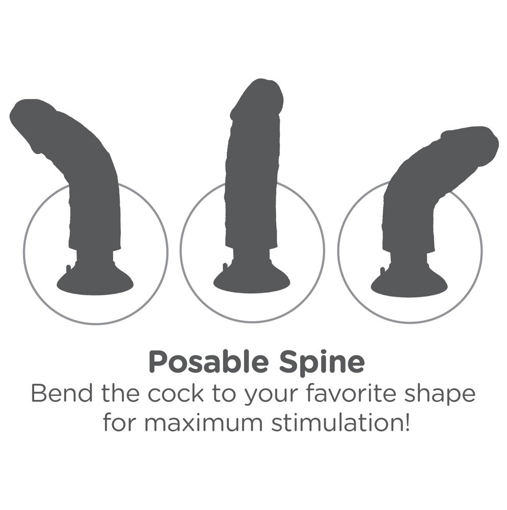 King Cock 10“ Vibrating Cock with Balls – Bild 6