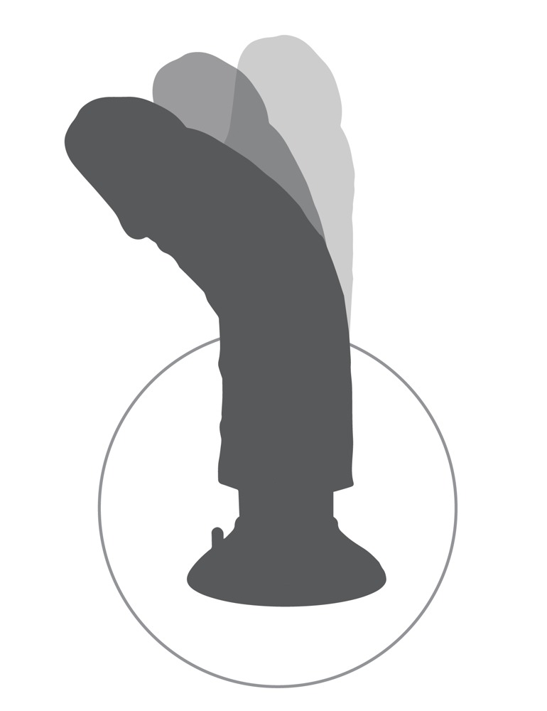 King Cock 10“ Vibrating Cock with Balls – Bild 7