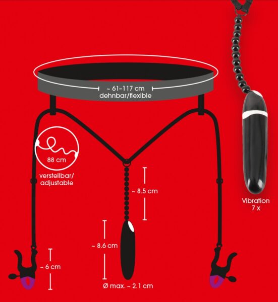 Bad Kitty Bad Kitty Spreader String with Vibrator – Bild 6