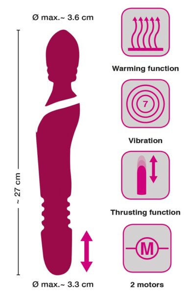 JAVIDA Warming & Thrusting Vibe – Bild 8
