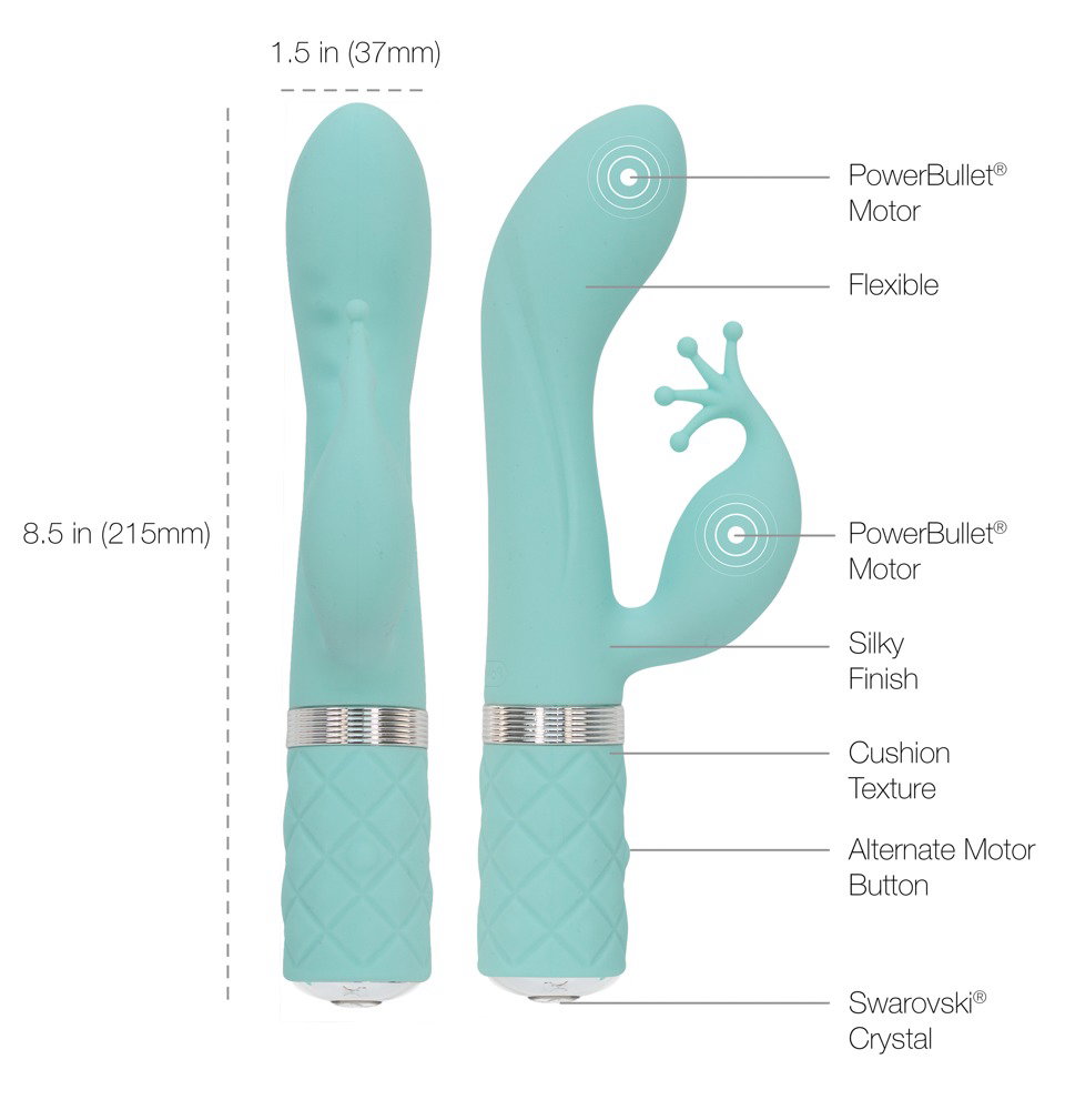 PILLOW TALK Kinky Luxurious Dual Massager – Bild 6