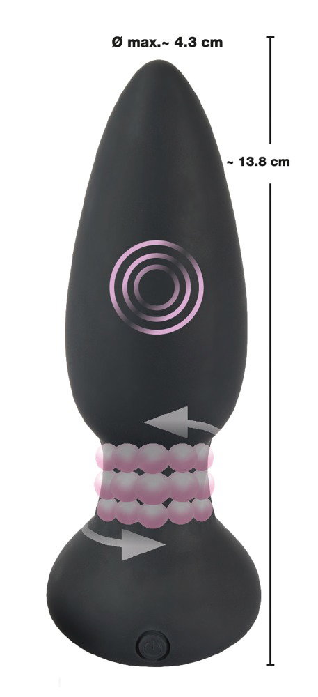 Black Velvets RC rotating & vibrating plug – Bild 5