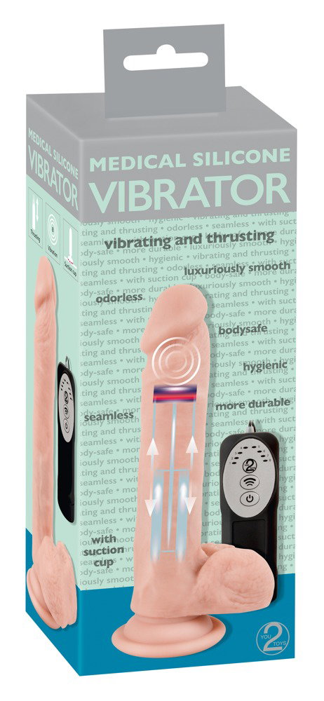Medical Silicone Medical Silicone Thrusting Vibrator