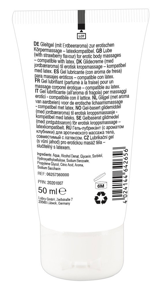 Lick it! Erotic Massage Gel Strawberry – Bild 2