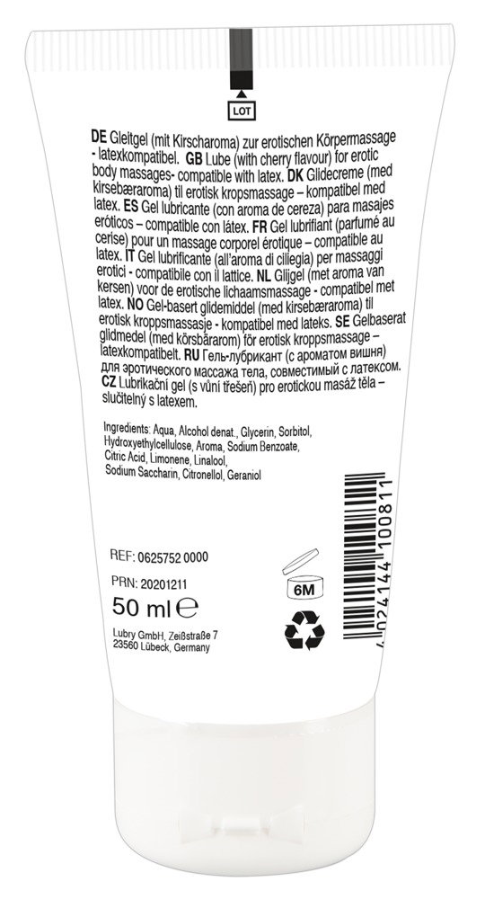 Lick it! Erotic Massage Gel Cherry – Bild 2