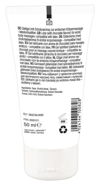 Alternative view of Lick it! Erotic Massage Gel Chocolate