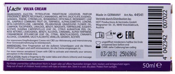 HOT V-Activ Vulva Cream – Bild 7