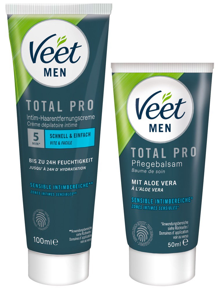 Alternative view of Veet Men TOTAL PRO Intim-Haarentfernungs-Set