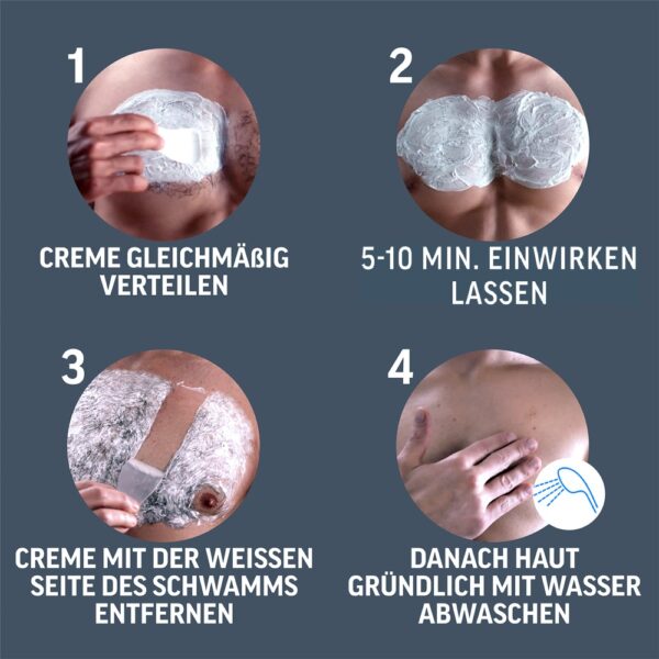 Veet Men TOTAL PRO Haarentfernungscreme – Bild 6
