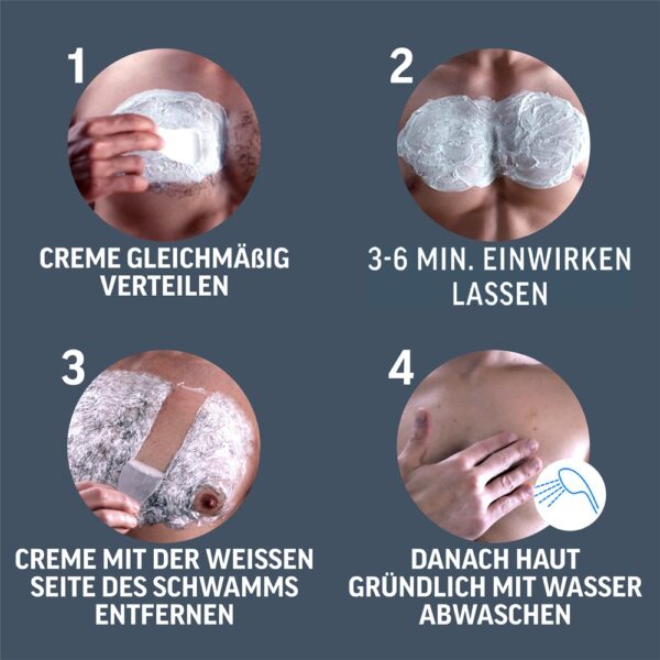Veet Men TOTAL PRO Haarentfernungscreme – Bild 5