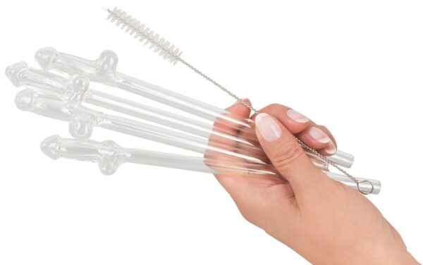 Glass Drinking Straw Willy – Bild 5