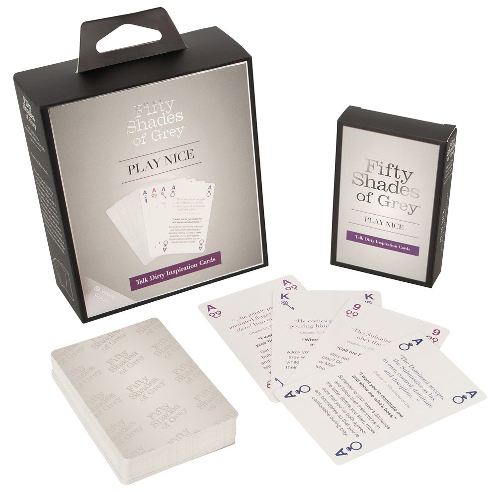 Alternative view of Fifty Shades of Grey Play Nice Talk Dirty Inspiration Cards
