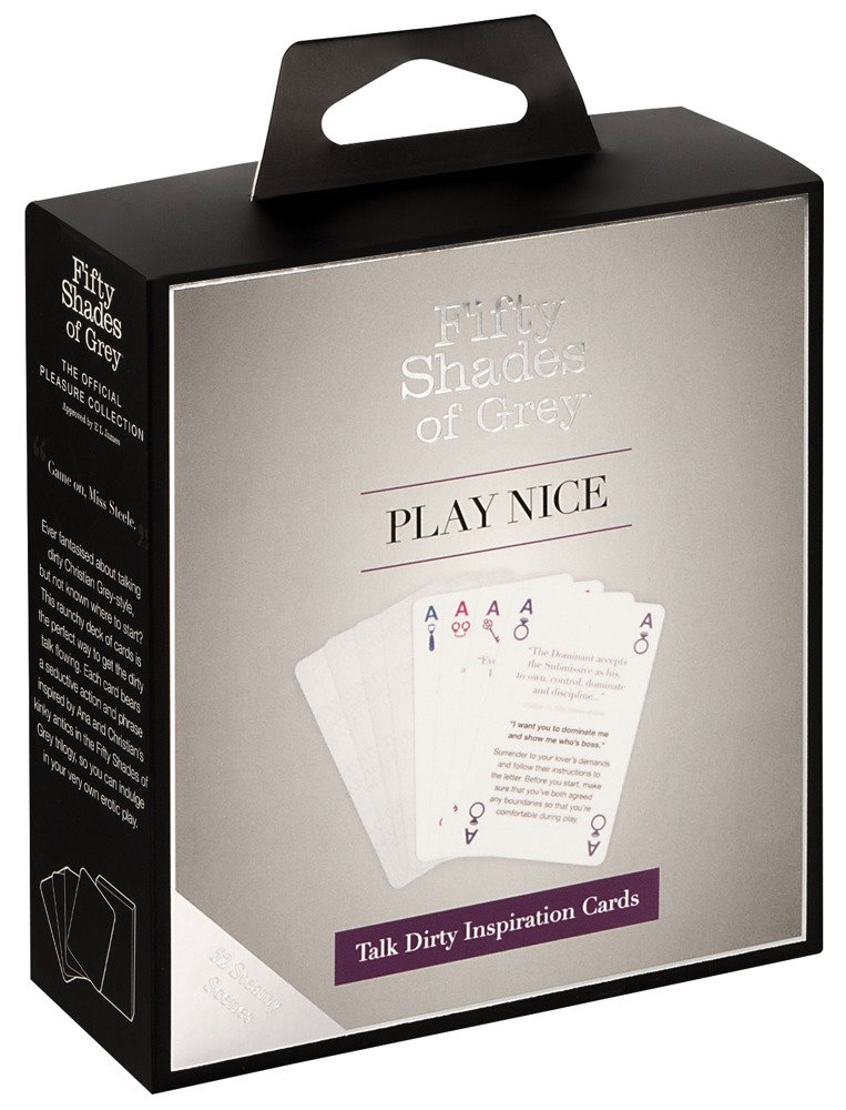 Fifty Shades of Grey Play Nice Talk Dirty Inspiration Cards