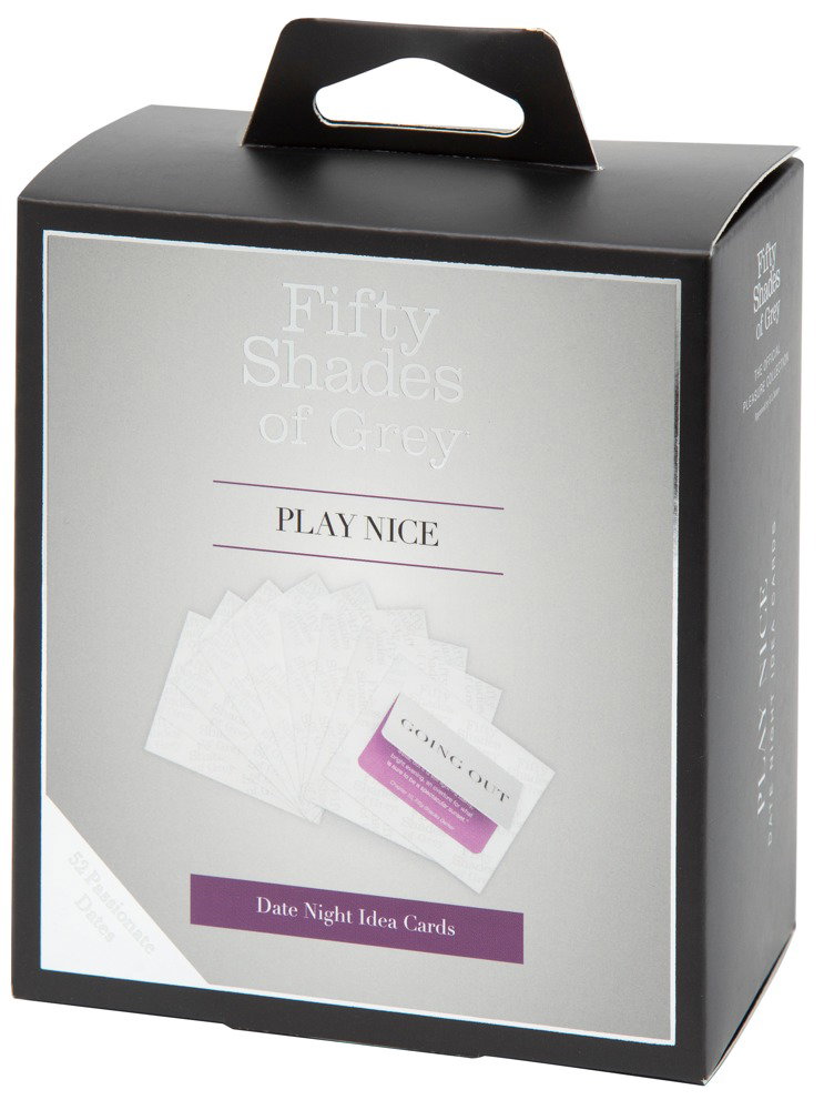 Fifty Shades of Grey Play Nice Date Night Idea Cards